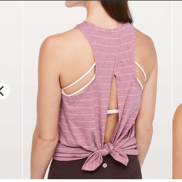 Lululemon All Tied Up Tank Size 8 - Picture 3 of 8